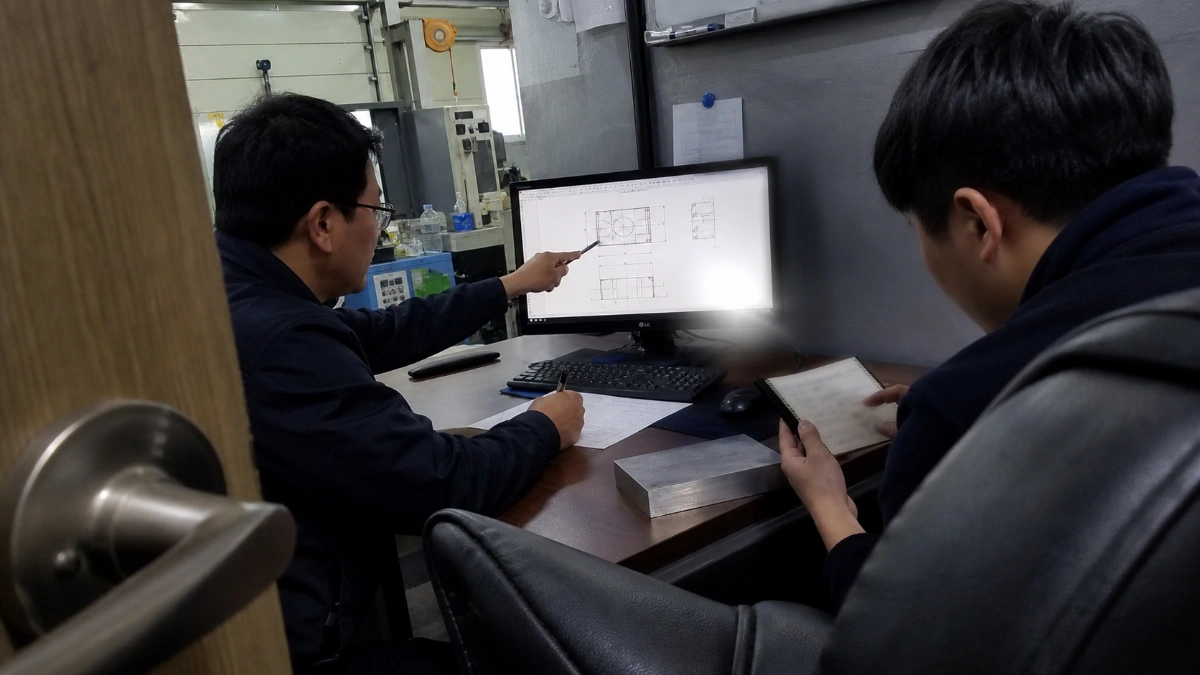 PDF 도면만으로 CNC 가공 견적을 받을 수 있을까요?을 설명하는 이미지 1